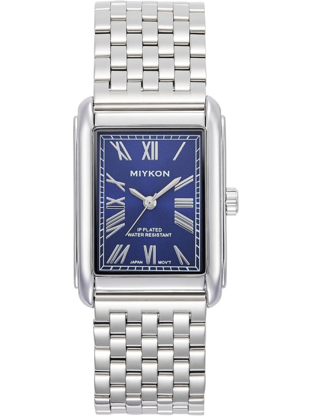 Vintage Men's Tank Dress Watch - Stainless Steel Bracelet, Water Resistant